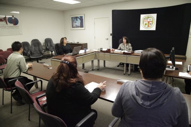 Image of the Hearing room with participants