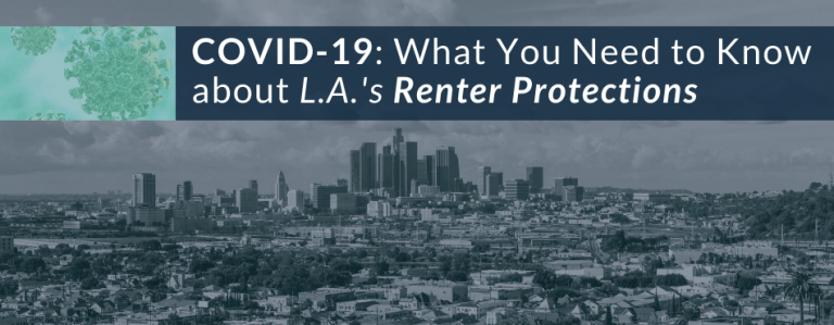 COVID-19 What you need to know about L.A.'s Renter Protections