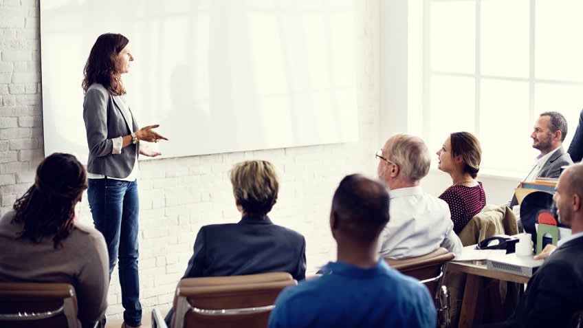 people in a conference