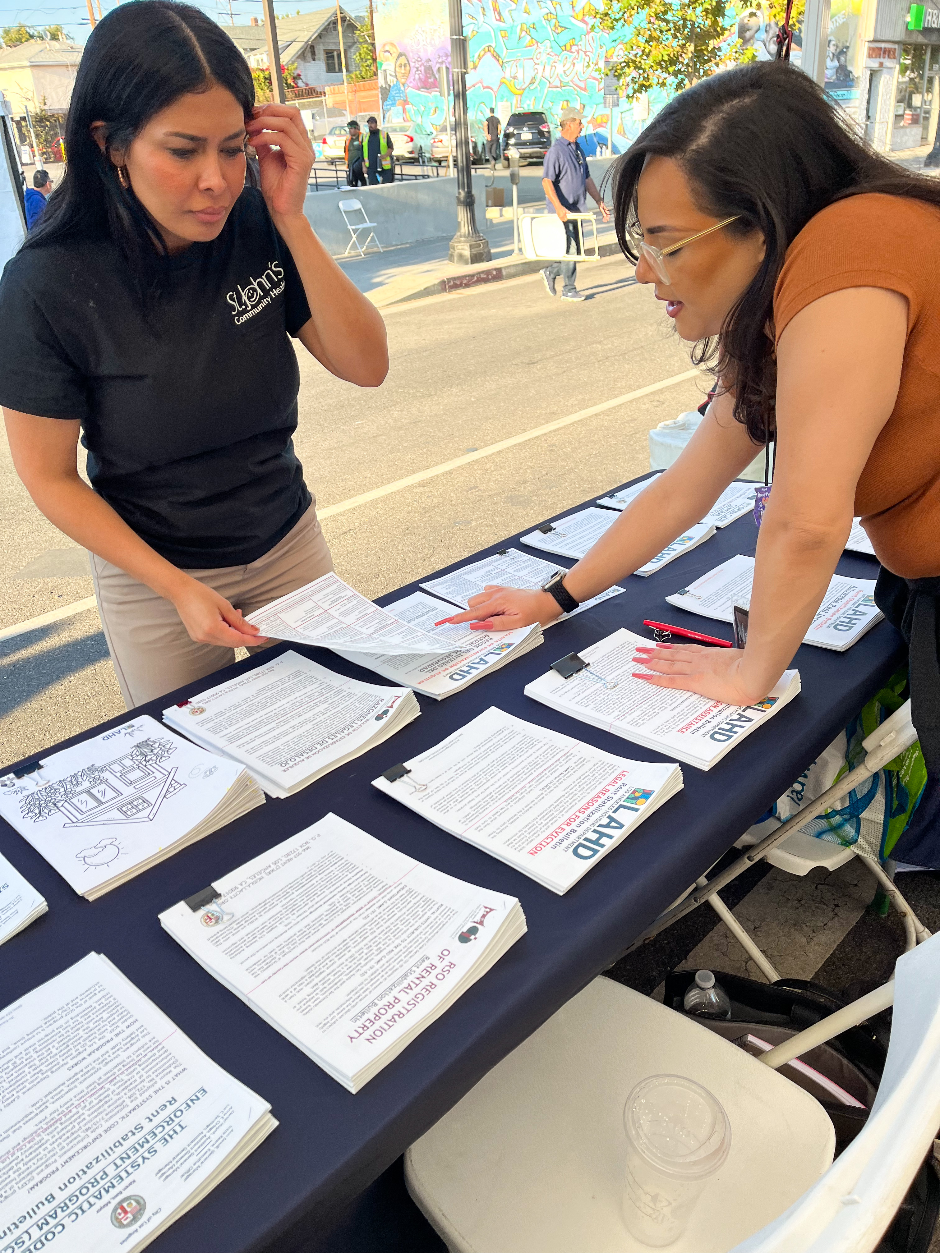 Los Angeles Housing Department booth