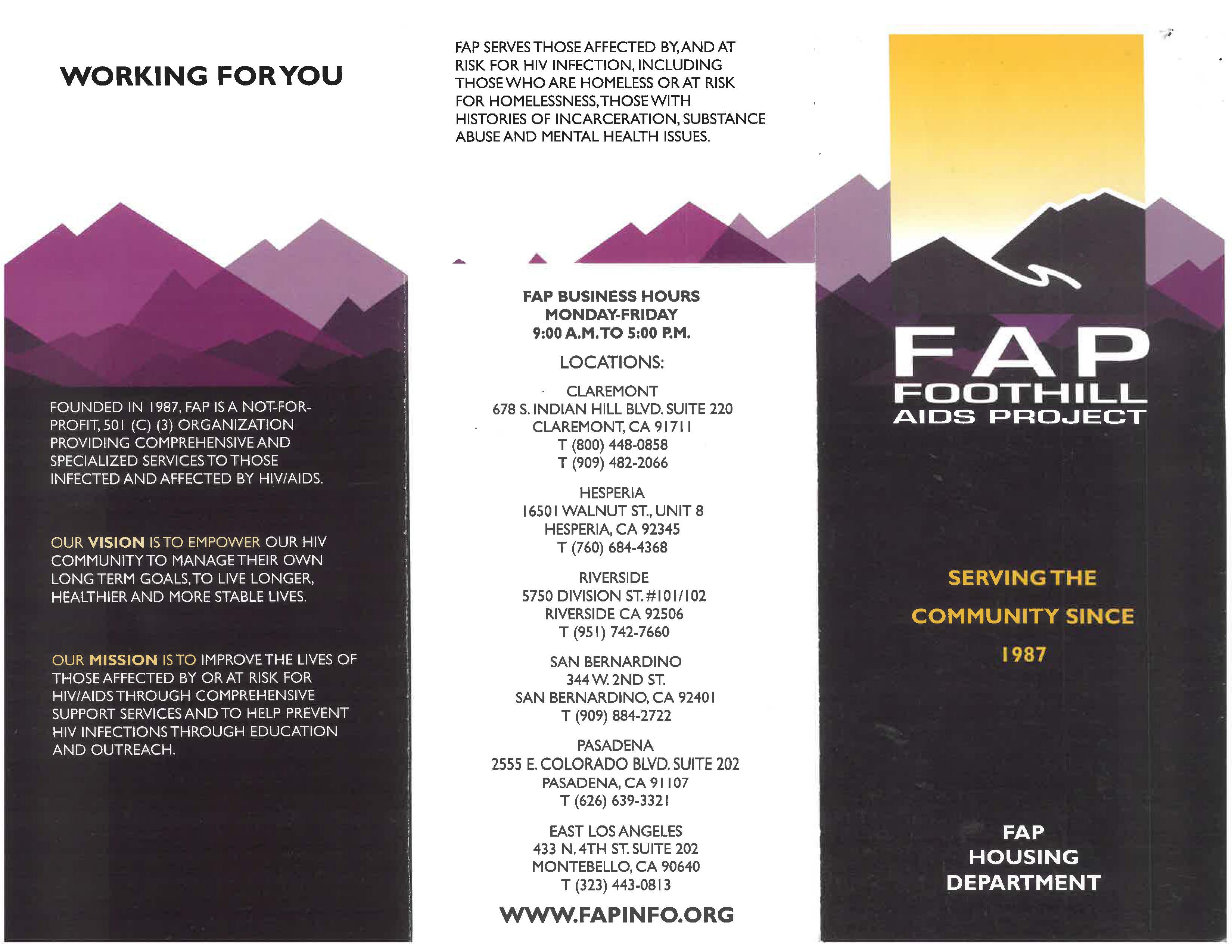 FAP FLyer Screenshot