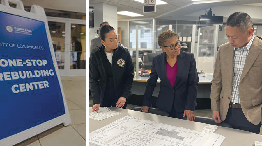 Mayor karen bass in discussion